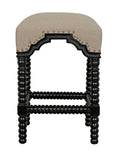 Abacus Counter Stool - Hand Rubbed Black - - Furniture - Tipplergoods