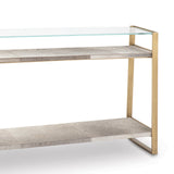 Andres Hair on Hide Console Large - Brass - - Furniture - Tipplergoods