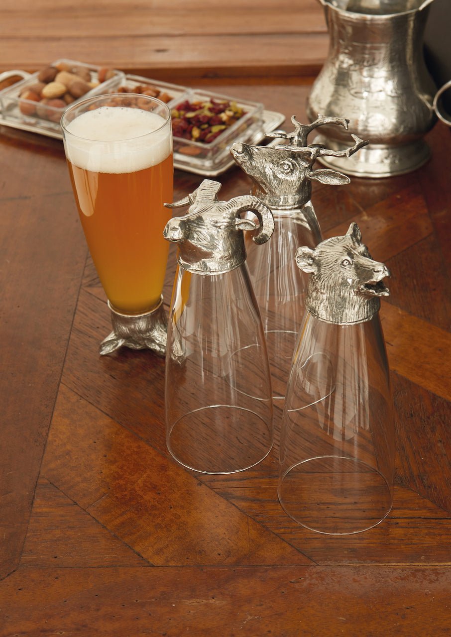 Animale Pilsner Glass - Stag - - Barware - Tipplergoods