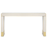 Arden Console Table - Silver Peony/Satin Brass - - Furniture - Tipplergoods