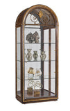 Aria Display Cabinet Mahogany & Aged Gold
