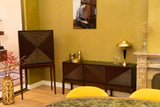 Art Deco Liquor Cabinet, Brown - Furniture - Tipplergoods