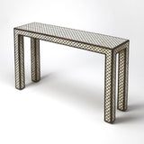 Basan Wood & Bone Inlay Console Table - Furniture - Tipplergoods
