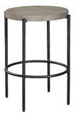 Bedford Park Gray Counter Stool/Forged Legs - Furniture - Tipplergoods