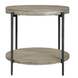 Bedford Park Gray Round Side Table - Furniture - Tipplergoods