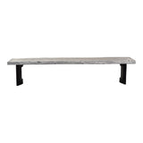 Bent Bench Small - Grey - - Furniture - Tipplergoods
