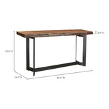 Bent Console Table Smoked - Furniture - Tipplergoods