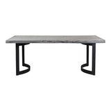 Bent Dining Table Extra Small - Grey - - Furniture - Tipplergoods