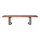 Bent Dining Table Large Smoked - Furniture - Tipplergoods