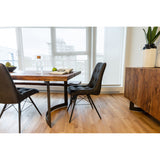 Bent Dining Table Small - Brown - - Furniture - Tipplergoods
