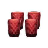 Bicos - Set Of 4 Old Fashion - Red - - Barware - Tipplergoods
