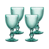 Bicos - Set Of 4 Water Goblets - Mint - - Barware - Tipplergoods
