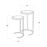 Bone Veneer Nesting Table - Furniture - Tipplergoods
