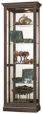 Brantley Curio Cabinet - Aged Auburn - - Furniture - Tipplergoods