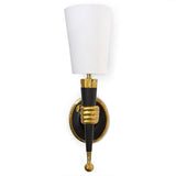 Brass Hand Sconce Right