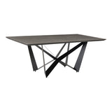 Brolio Dining Table Charcoal - Furniture - Tipplergoods