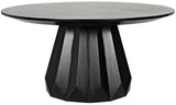 Brosche Dining Table, Hand Rubbed Black