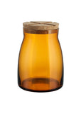 Bruk Jar with Cork Large - Amber - - Barware - Tipplergoods