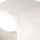 Bruno Marble Sculpture Small - White - - Decor - Tipplergoods