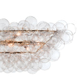 Bubbles Chandelier Linear - Clear Natural Brass - - Decor - Tipplergoods