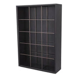 Cabinet Hennessey charcoal grey oak veneer - Furniture - Tipplergoods