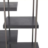 Cabinet Ward - Bronze finish | charcoal oak veneer - - Furniture - Tipplergoods