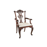 Cabriole Arm Chair Aged Regency Mahogany
