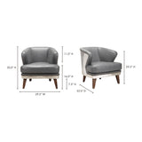 Cambridge Club Chair Antique Grey - Furniture - Tipplergoods