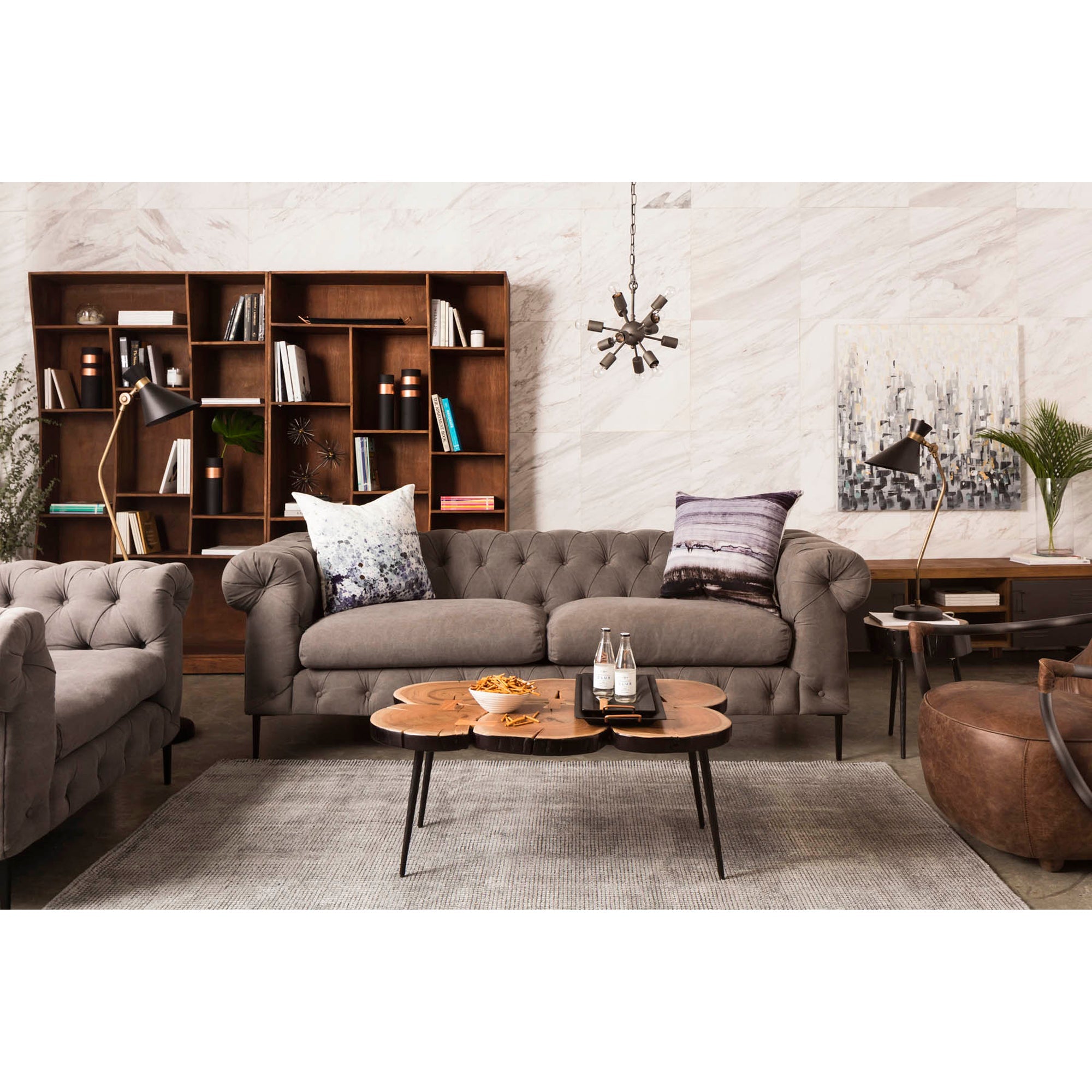 Canal Sofa Grey - Furniture - Tipplergoods