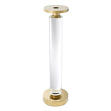 Candle Holder Chapman gold finish clear set of 3