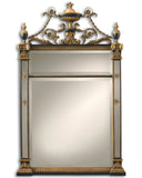 Canova Mirror Burnished Gold & Black