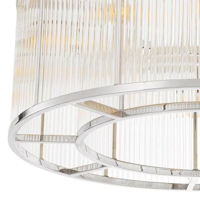 Ceiling Lamp Bernardi - Nickel finish | clear glass - - Decor - Tipplergoods