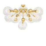 Ceiling Lamp Soleil - Gold finish | clear glass - - Decor - Tipplergoods