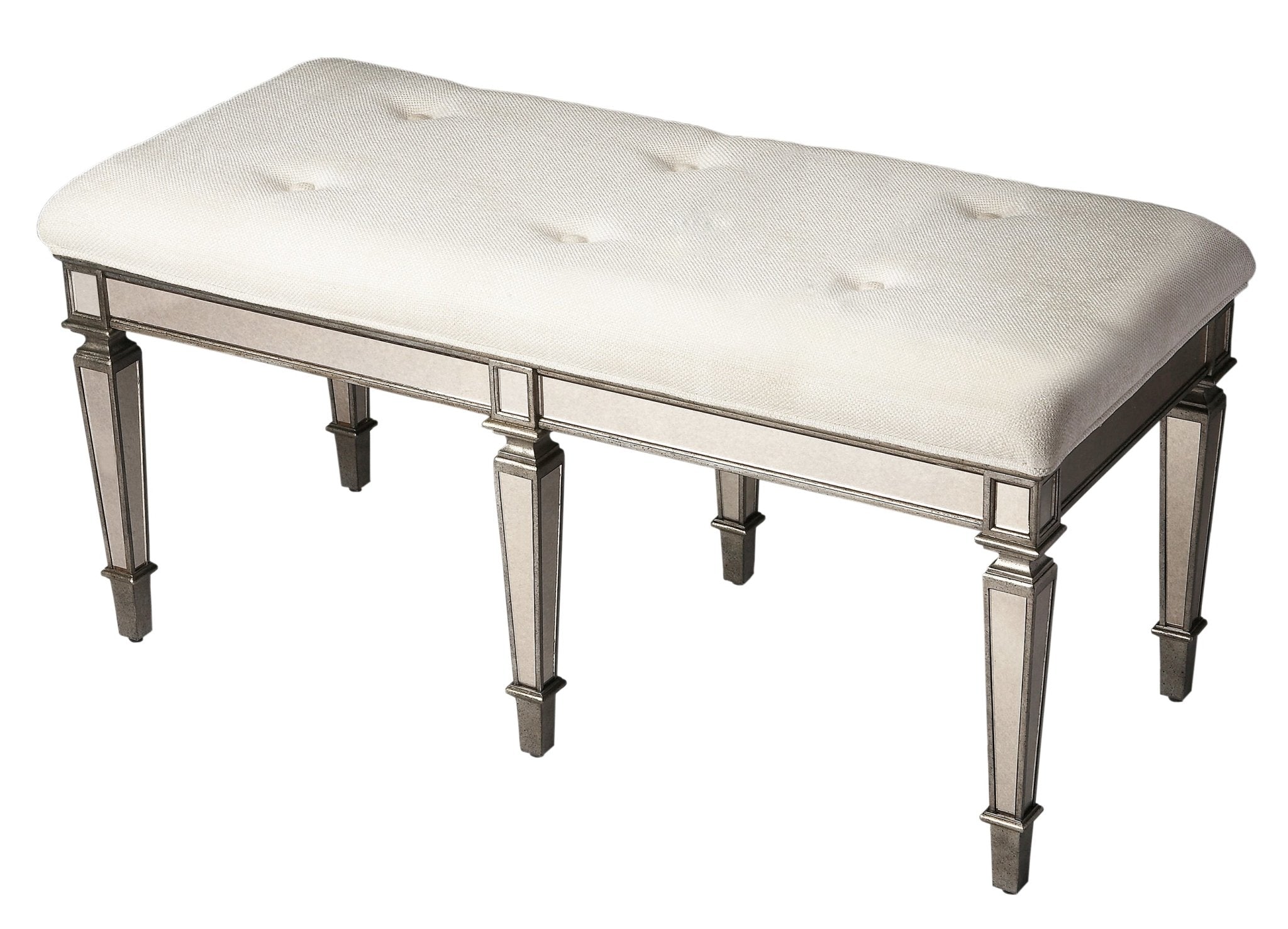 Celeste Mirrored Bench - Furniture - Tipplergoods