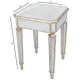 Celeste Mirrored End Table - Furniture - Tipplergoods
