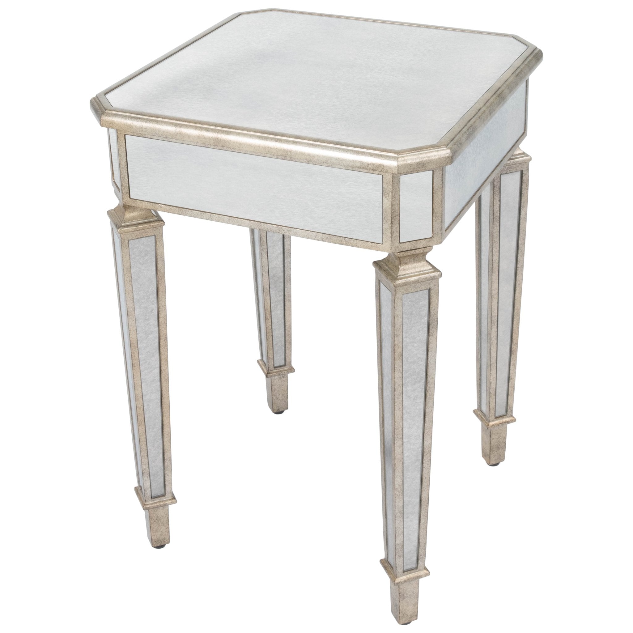 Celeste Mirrored End Table - Furniture - Tipplergoods