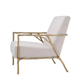 Chair Antico gold finish panama natural - Furniture - Tipplergoods