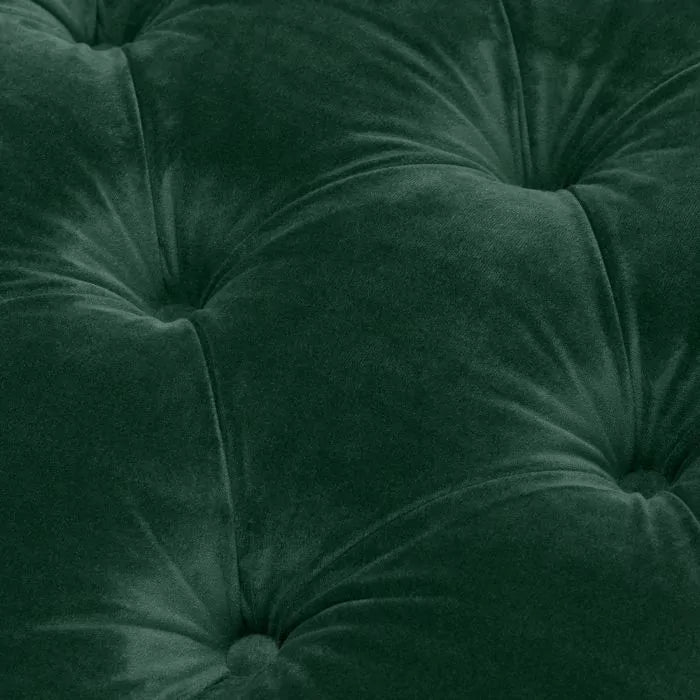 Chair Castelle - Roche dark green velvet | black & brass finish legs - - Furniture - Tipplergoods