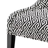 Chair Elson - Dudley black | nickel nails | black legs - - Furniture - Tipplergoods