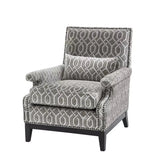 Chair Goldoni trellis grey velvet - Furniture - Tipplergoods