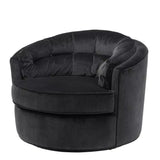 Chair Recla - Bolard black | swivel base - - Furniture - Tipplergoods