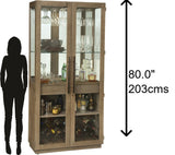 Chaperone Wine & Bar Cabinet - Aged Natural - - Furniture - Tipplergoods