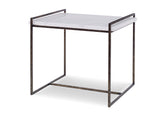 Charm Chairside Table w/ Scagliola Top