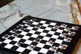 Checkers Set Metal - Decor - Tipplergoods
