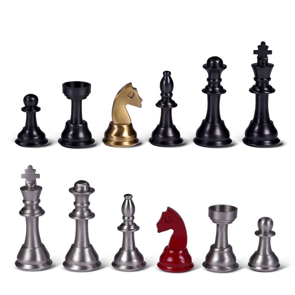 Chess Set Metal - Gaming - Tipplergoods