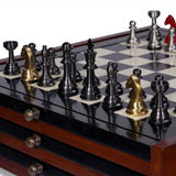 Chess Set Metal - Gaming - Tipplergoods