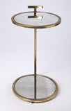 Ciro Side Table - Gold Metal & Mirror - - Furniture - Tipplergoods