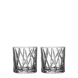 City Old Fashioned Glass 2PK