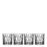 City Old Fashioned Glass 4PK