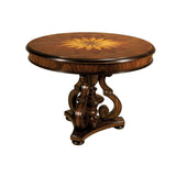 Clarkson Center Table w/ Marquetry Top